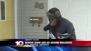 Please remove snow and ice from around your mailboxes