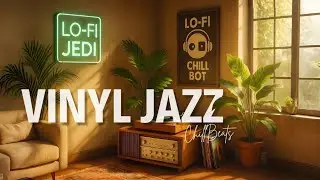 Lo-Fi Jazz Live 🎶 Cozy Vinyl Room | Chillhop, Study Music, Relax & Focus 24/7
