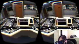 Nerd Uses Oculus Rift DK2