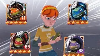 TMNT Legends PVP 900 - Turtles Space & April O'Neil