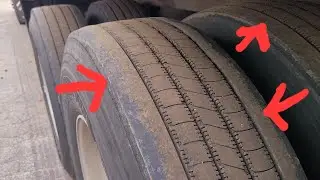 53' reefer trailer tires wearing out funny on outer/inner edges on all tires