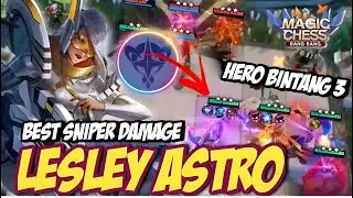 NEW OP HERO HYPER LESLEY *3 MAGIC CHESS | DMG 100K 🤯🤯
