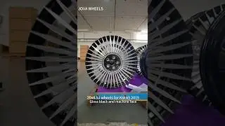 Manufacture wheels for KIA k5 2015, 20 inch multi spoke wheels made at JOVA WHEELS factory