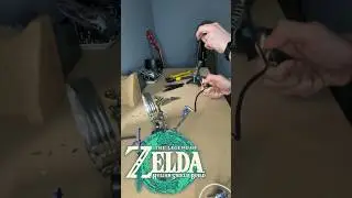 Soldering time part 1 🤘 #legendofzelda #tearsofthekingdom #diy #loz #shield #guitar