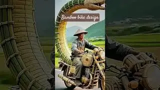 Most beautiful of bamboo bike design in d place