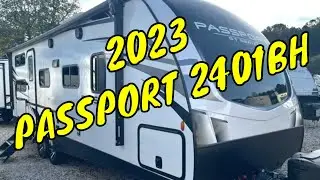 NEW 2023 KEYSTONE PASSPORT GT SERIES 2401BH TRAVEL TRAILER BUNK BEDS Dodd RV WALKTHROUGH SHOW TOUR