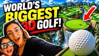 Dubai BIGGEST 3D mini golf on the PLANET