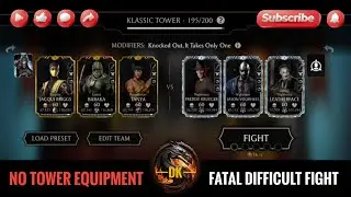 Fatal Klassic Tower 195 & Reward 🎮 Mortal Kombat Mobile/MK Mobile/MKM #mortalkombatmobile #mkmobile