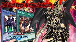 9-0 WIN STREAK! Red Eyes Support is FINALLY BROKEN! FT Red Eyes Dark Dragoon !!!! || [Duel Links]