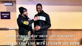 Post fight interview with Light Heavyweight Nasheed &ldquo;SugarSheed&rdquo; Smith