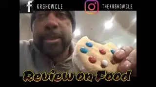 ice cream M&M sandwich review on food