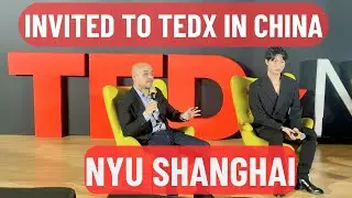 I was invited to TEDx in China! @NYU - New York University campus Shanghai