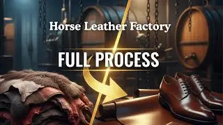 Inside the Horse Leather Factory | FULL PROCESS: From Horse Skin to Luxury Fashion