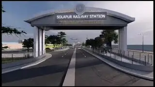 Brand New!! 3D Look🤯of Solapur Railway Station | Indian Railways | Station Redevelopment