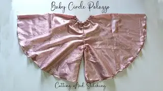 2- 3 Year Baby Circle Palazzo Cutting And Stitching