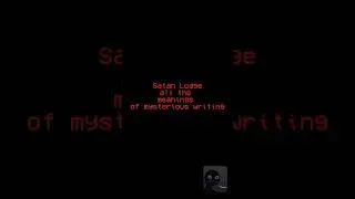 Secret things may you don't know in the intruder || Satan Lodge mysterious text #horror #roblox