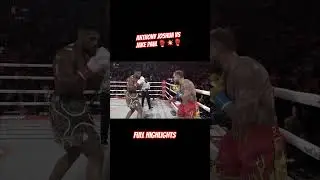 Jake Paul Vs Anthony Joshua Full Highlights Boxing match , Anthony Joshua Knocked down Jake paul