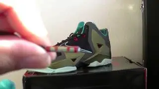 HD Detailed Review Perfect Lebron 11 King's Pride Golden Parachutes