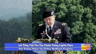 Lời Ph&aacute;t Biểu Bằng Tiếng Việt Của T&acirc;n chuẩn Tướng LapThe Flora