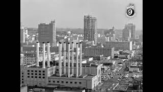 San Diego downtown aerials 1962