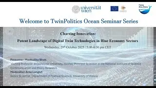 Charting Innovation: Patent Landscape of Digital Twin Technologies in Blue Economy Sectors