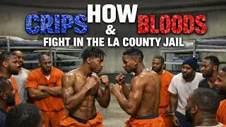 HOW CRIPS & BLOODS FIGHT IN THE LA COUNTY JAIL !!! ( My reaction ) 