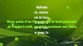 Voici je me tiens à la porte de l'âme (480 H&L)