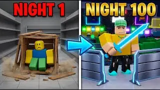 How to Survive 100 Nights in 24 Hours Overnight Roblox
