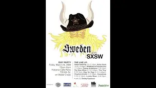 Swedish artist Adam Heldring at South by Southwest, Austin, Texas in 2009