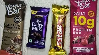 Yoga bar | protein bar  unboxing #dessert #food 