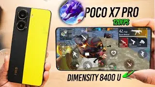 Poco X7 Pro Testing Free Fire Max High Graphics 120 FPS! Full Review Poco X7 Pro
