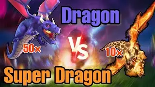 Super Dragon &times;10 Dragon &times;50  | Clash of Clans