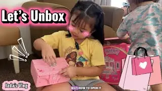 Let's unbox my Purse Doll House | Jada's Vlog