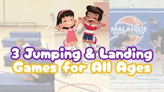 3 Jumping & Landing Games PE for All Ages by Daly Exercise