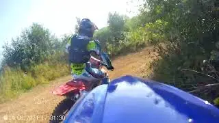 Кизел, 24.08.24. 2 заезд. Класс 125. Оригинальное видео.