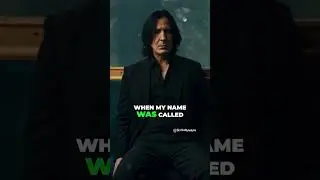 SNAPE Hogwarts Sorting: He Didn't Laugh, Secrets Whispered