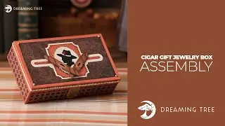 SVG File - Cigar Gift Jewelry Box - Assembly Tutorial (For Cricut, Silhouette, and ScanNCut)