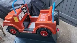 SPILSBY AMUSEMENT MACHINES Coin operated renegade jeep kids ride kiddie ride coin ride arcade ride