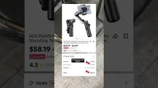 AOCHUAN Handheld 3 Axis Anti-Shake Shooting Tripod Stand Review#tripodstand #antishake