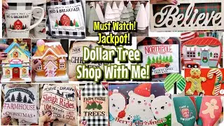 🎄MUST WATCH DOLLAR TREE SHOP WITH ME! JACKPOT CHRISTMAS 2022🎅🏻