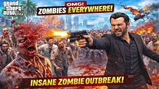 HOW TO SURVIVE 1 MILLION ZOMBIES? 😱GTA 5 ZOMBIE APOCALYPSE | Part 1 #gta5