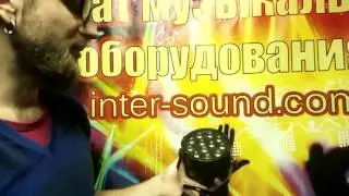 led par  12 x 3 W c пультом дистанционного управления и dmx