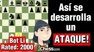 Siciliana Cerrada! | Batalla contra Li La Taiwanesa! | Ataque al Enroque con Fianchetto | AJEDREZ