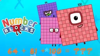 MULTIPLICATION OF 3 RANDOM NUMBERBLOCKS SQUARE NUMBERS |  LET'S MULTIPLY NUMBERS | @ColorArt_id