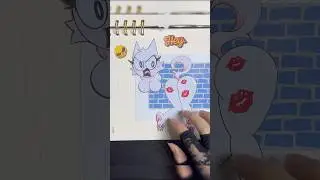 Incredibox Sprunki Sinner Edition But with CUTE WENDA and SPRUNKI OC Sticker | DIY PAPER STICKER