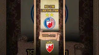 Red Star Logo Evolution (1945&ndash;2024) ⭐🔴⚪ #Shorts