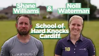 Nolli Waterman & Shane Williams visit School of Hard Knocks, Cardiff