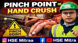🥇 Pinch Point Danger 😱 | Accident Hotspot in Factory & Site | Safety Precautions Must Know #safety