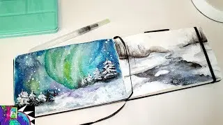 Painting Journal Tour and Review | Pentalic Aqua Journal