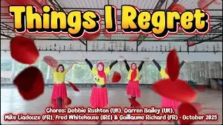 Things I Regret - Line Dance| Easy Intermediate| (DEMO)